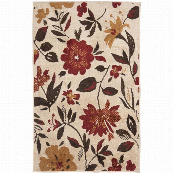 Safavieh Kashmir Ivory Country Rug - 5' X 8'