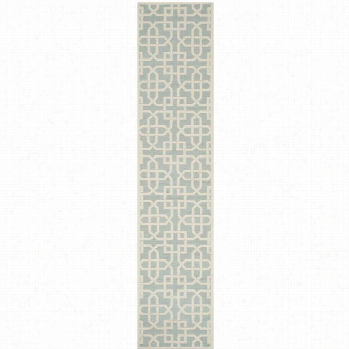 Safavieh Newport Light Blue Contempoorary Rug - 2'3 X 10'