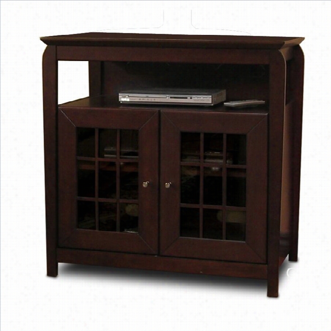 Twch-craft Evneto Series Walnut 32 Hi-boy Wood Lcd/plasma Tv Stand