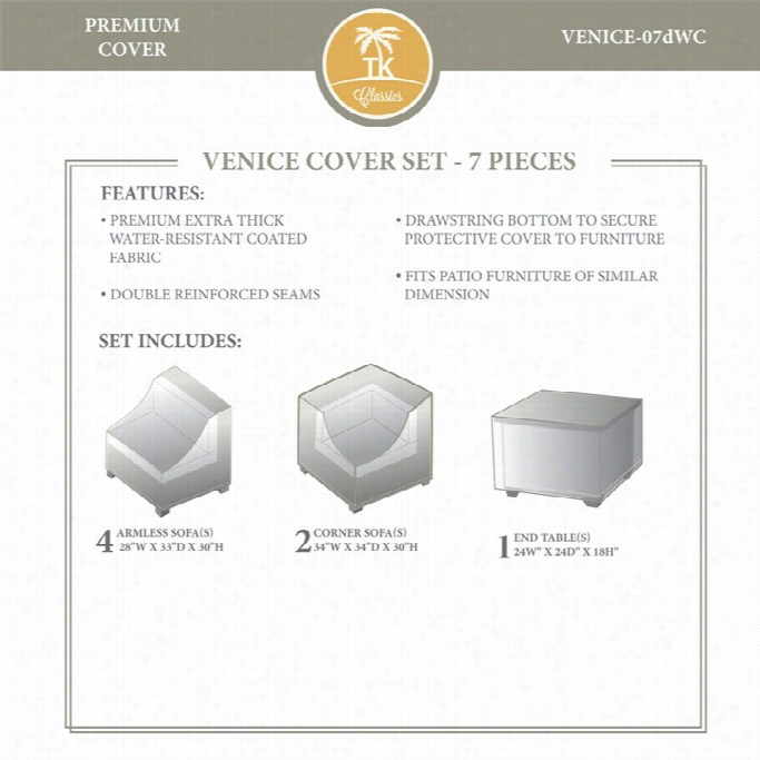 Tkc Venie 7 Piece Winter Cover Set In Beige