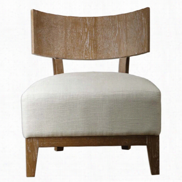 Uttermost Gaige Oak Armless Chair