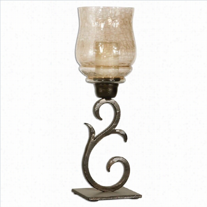 Uttermost Sorel Small Metal Candleholders In Antkqued Bronze (place Of 2)