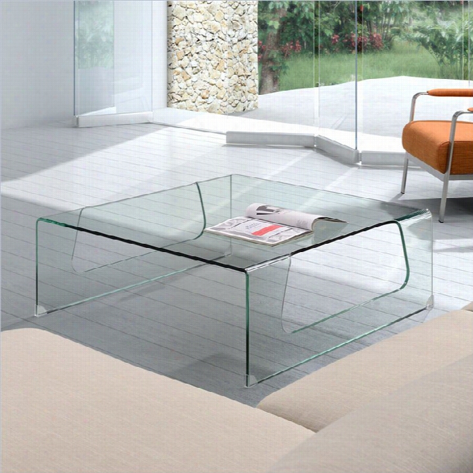 Zuo Campain Coffee Table In Clear