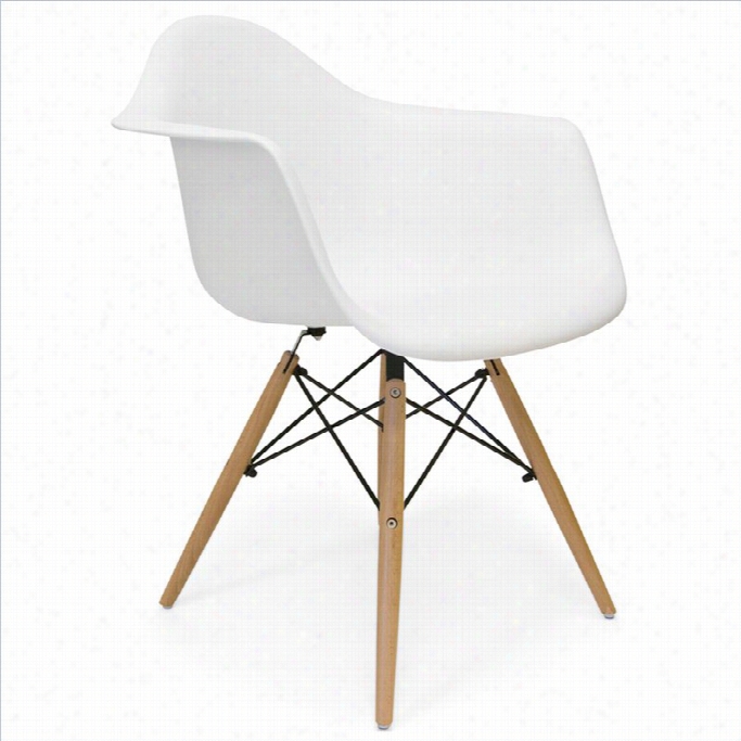 Aeon Furniture Dijon - Armdining Chair In Matte Whit (est Of 2)