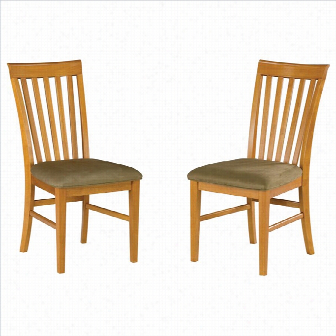 Atlantic Equipage Mission Diningchair In Caramel Lattte (set Of 2)