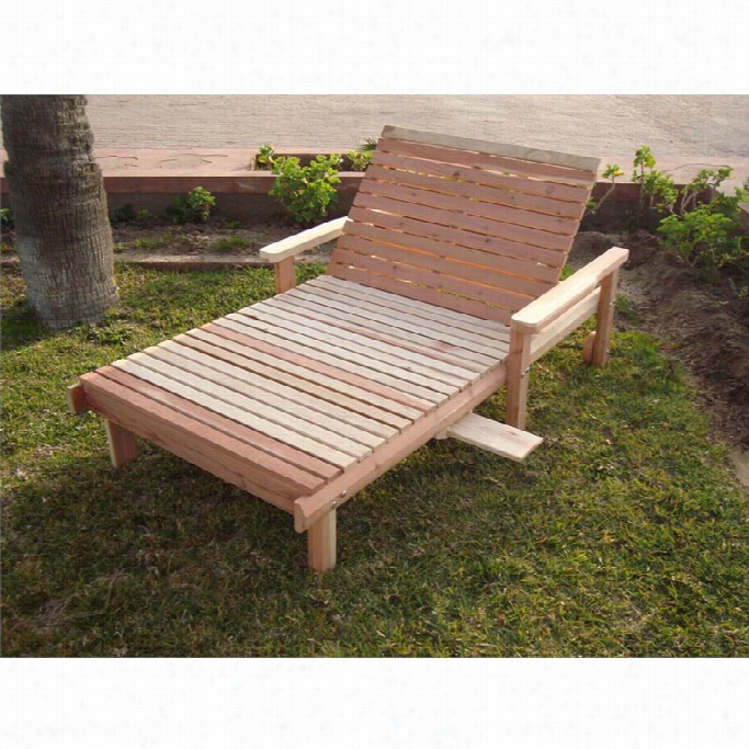 Best Redwood Wide Beach Patio Chasie Lounge With Table-sper Deck