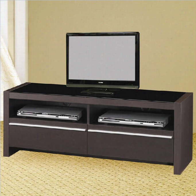 Coaster Tv Stands Contemporary Media Console With Shelves And Drawers