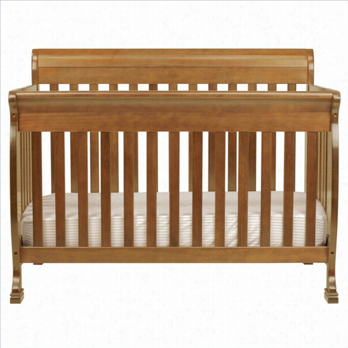 Davinci Kallani 4-in-1 Convertible Baby Crib  Wi Th Toddler Rail In Cheestnut