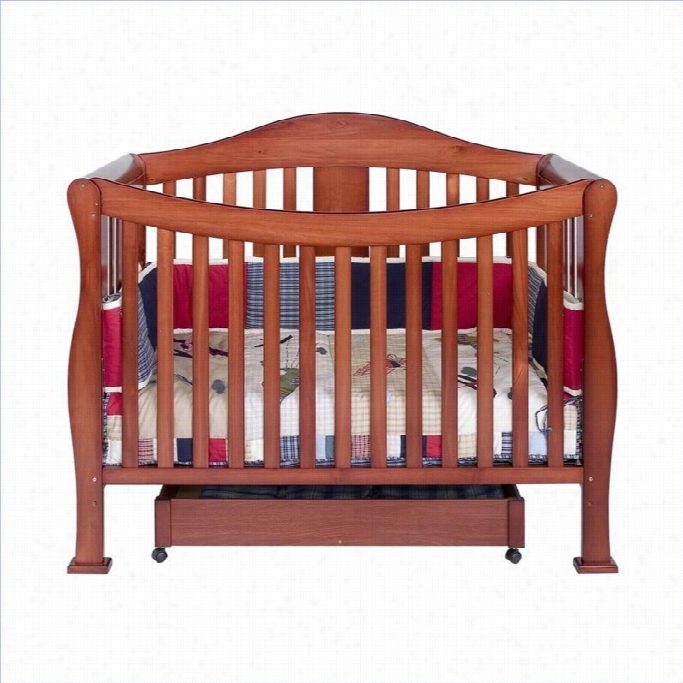 Davinci Parkeer 4-in-1 Convertible Crib With Full Bed Rails I Ncherry