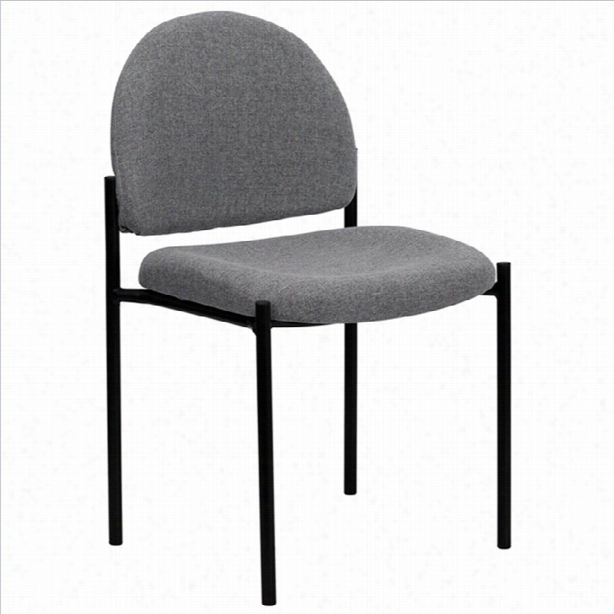 Flash Furniture S Atcking Sid Stacking Chair In Black And Gary