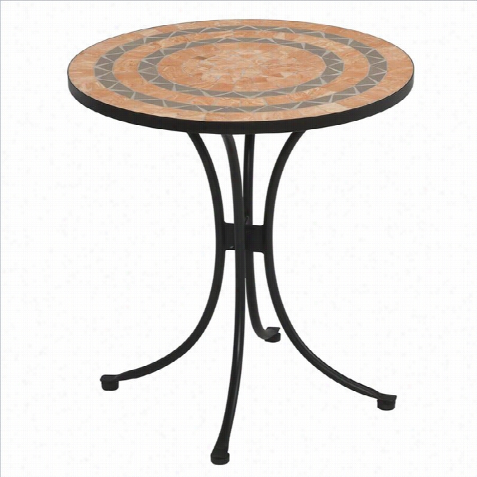 Home Styles Terra Cotta Bistro Table In Terra Cotta