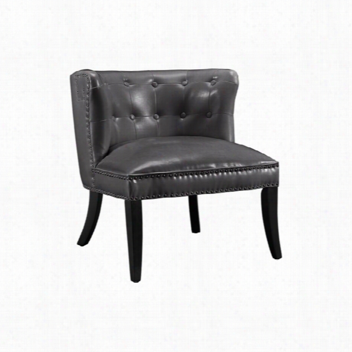 Linnon Saphire Accent Chair In Gray