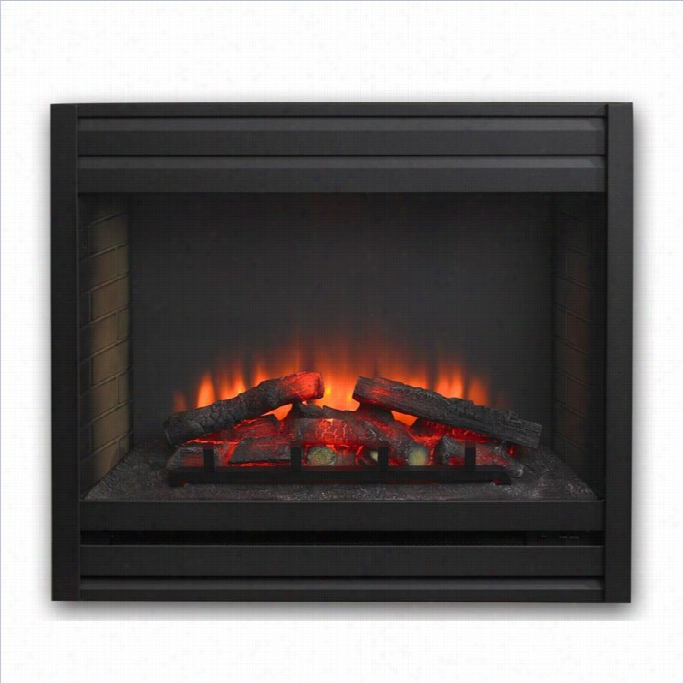 Outdoor Greatroom Company Louver Electtric Fireplace Front For Gbi-34 In  Matte Black