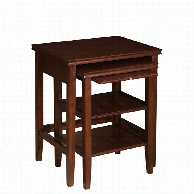 Powell Furniture Shelburne Cherry 2-piece Nested  Tables
