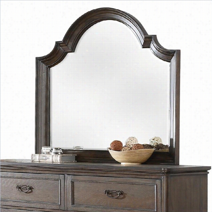 Riverside Furniture Belmeade Arch Mirror In Old World O A