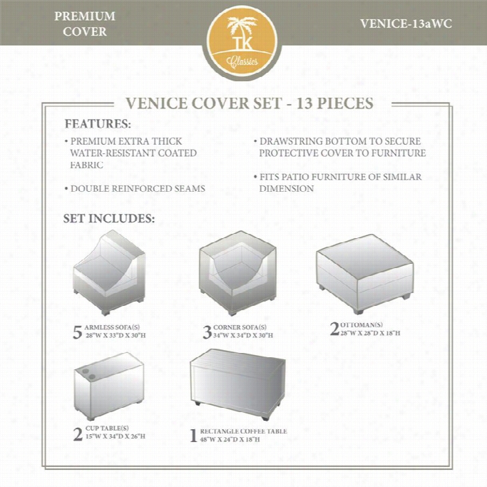 Tkc Venice 13 Piece Winter Cover Set In Beige