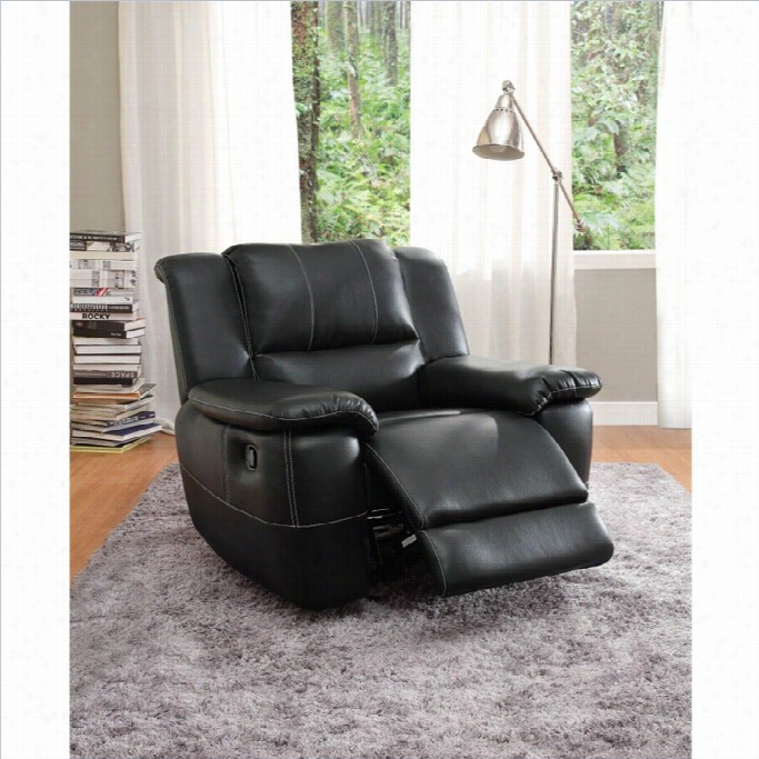Trent Home Cantre1l Leather Glider Recliningg Chair