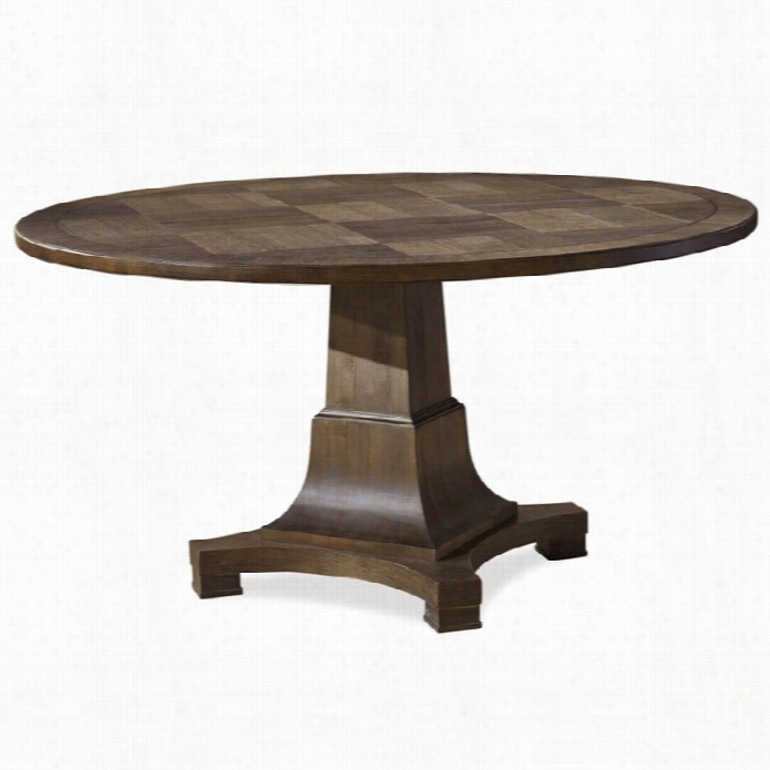 Universal Furniture Playlist  Round Dning Table In Brown Eyed Girl