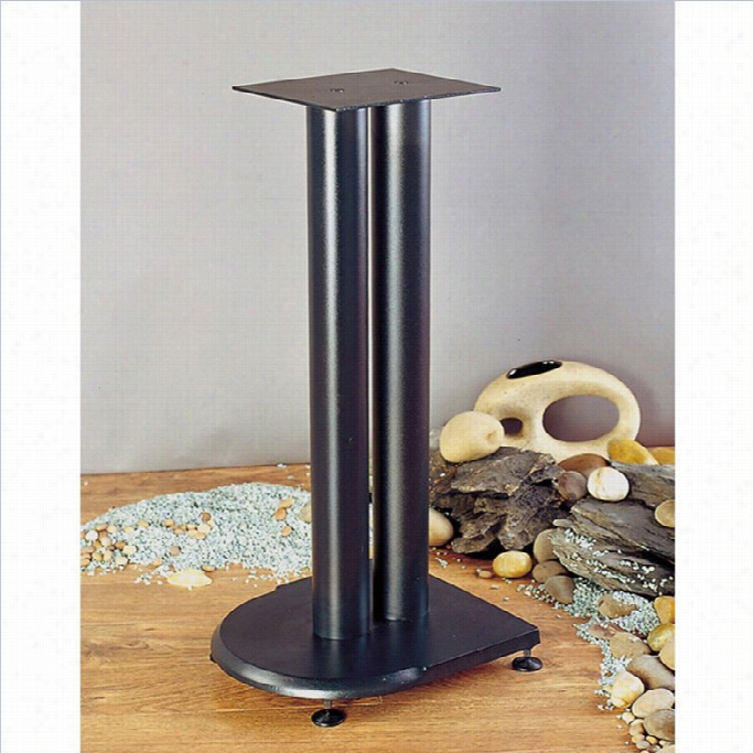 Vti Uf Series Speaker  Stands  Pair In Black-19 Height