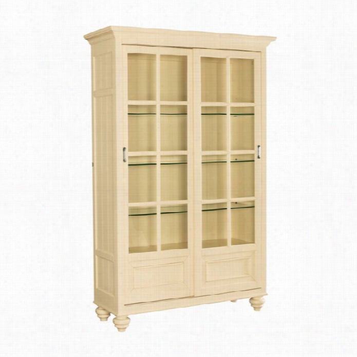 American Drew Camden China Cabinet In Buttermilk End