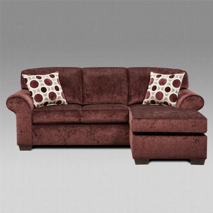 Chelsea Worcester Fabric Sofa I Elderberry