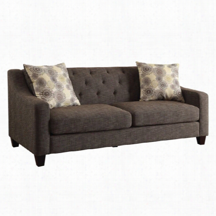 Coaster Avondale Fabric Sofa  N Charcoal