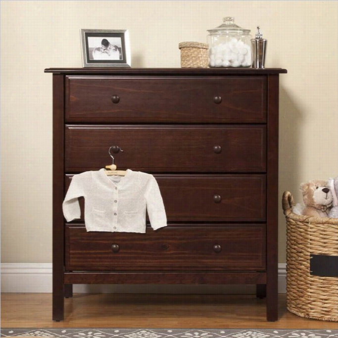 Davinci Jayde 4 Drawer Dresser In Spresso