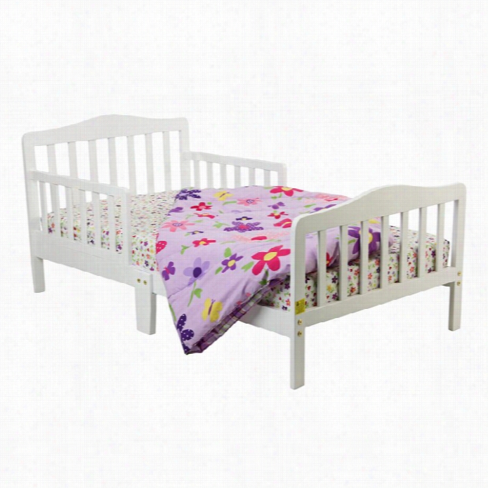 Dream On Me First-rate Work  Design Toddler Bed In White