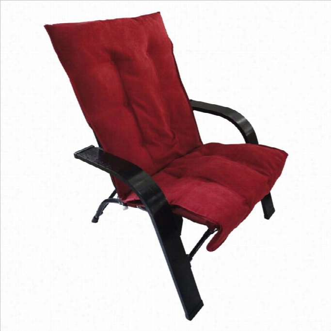 International Caravan Foldable Game Chair In Cardinal Red