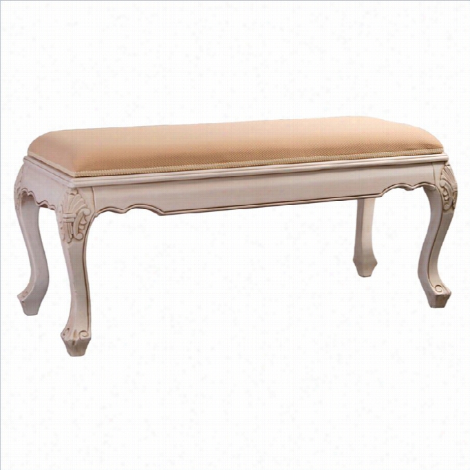 International Caravan Windsor Incidental Bench In Antiquewhite