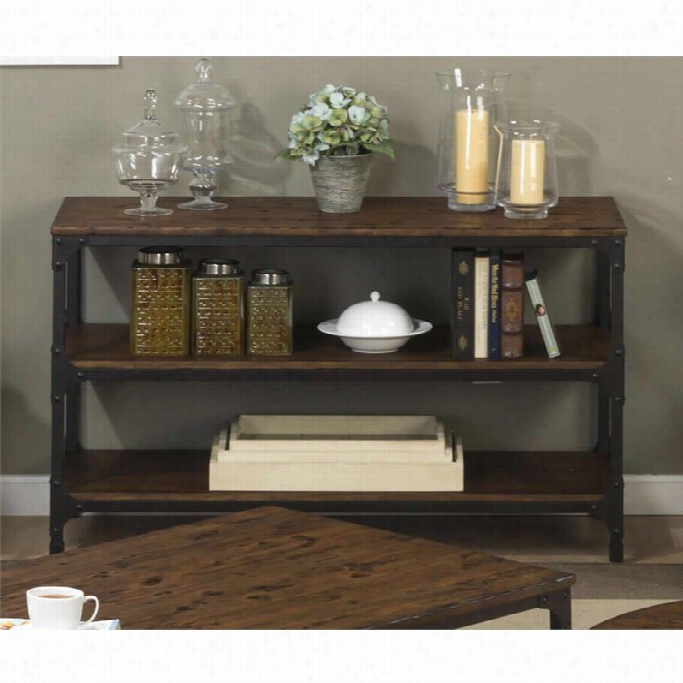 Jofan Urb An Nature Wood Console Table In Pine