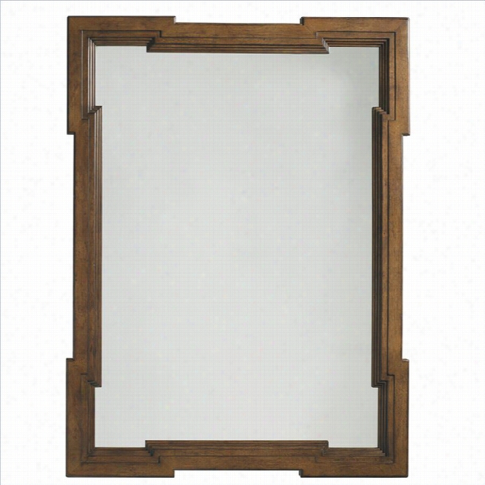 Lexington Uqail Hollow Bellevue Mirror In Wellington Finish