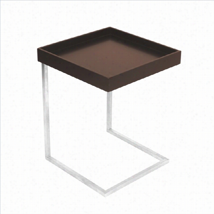 Lumisource Zenn Tray End Tabl E In Brown