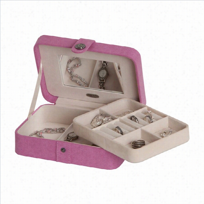 Mele And Co. Giana Jewelry Box Wi Th Llift  Out Tray In Ink