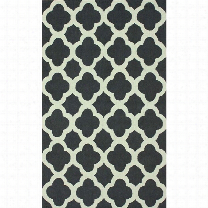 Nuloom 6' X 9' Hand Hooked Nora Area Rug In Charcoal