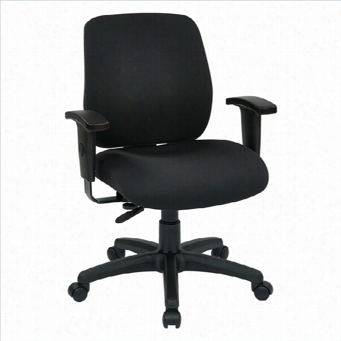 Office Star Deluxe Task Office Chair W Ith Ratchet Axk Eight In Coal