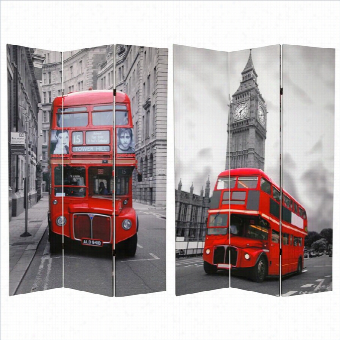 Orinetal Double Decker Bus Room Divider