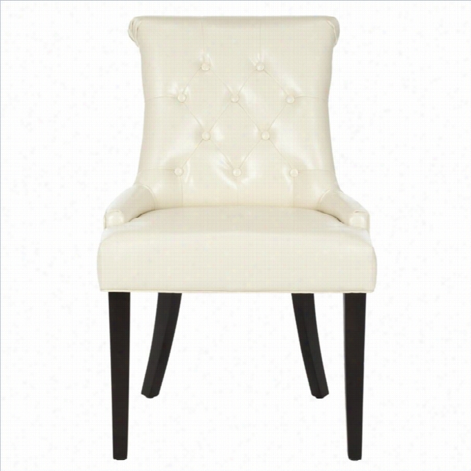 Safavieh Bowie Biirch  Dining Chair In Rceam (placed Of 2)