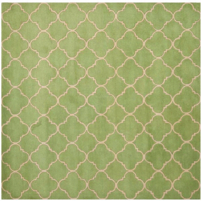 Safavieh Chatham Green Contemporary Rug -  Square 4'