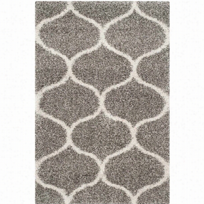 Safavieh Hudson Shag Grey Shag Rug - 4' X  6'