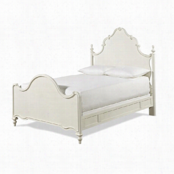 Smartstuff Belllamy Full Size Bed In  Daisy White