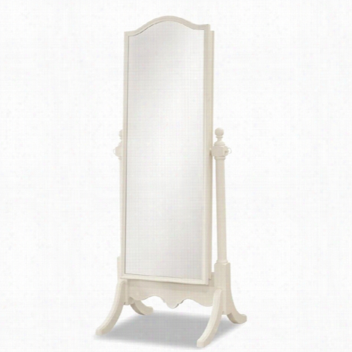 Smartstuff G Enevieve Cheval Mirror In French White