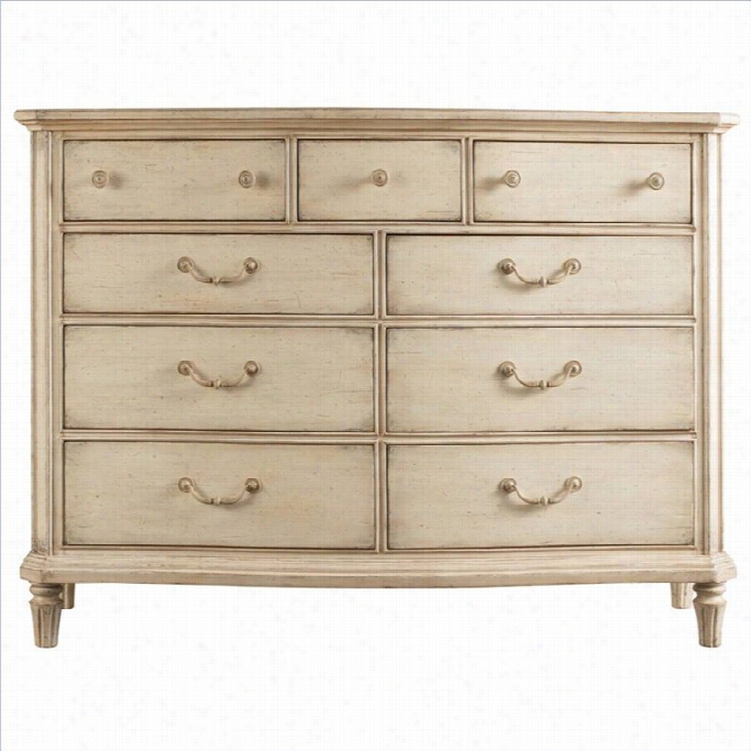 Stanley Furniture Portfolio European Cottage Dressing Chest In Vinage Whiet