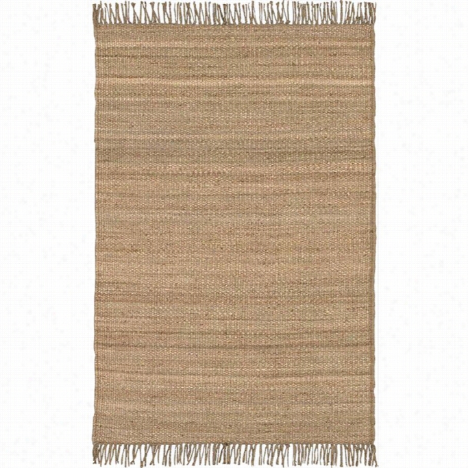 Surya Jutte Natural 2'3 X 4' H And Woven Rug In  Beige