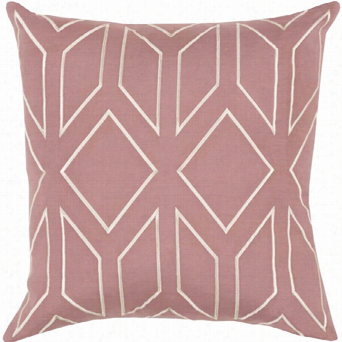 Surya Skyline  Down Fill 18 Square Pillow In Ruust