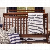 DaVinci Emily 4-in-1 Convertible Wood Baby Crib with Toddler Rail in Espresso