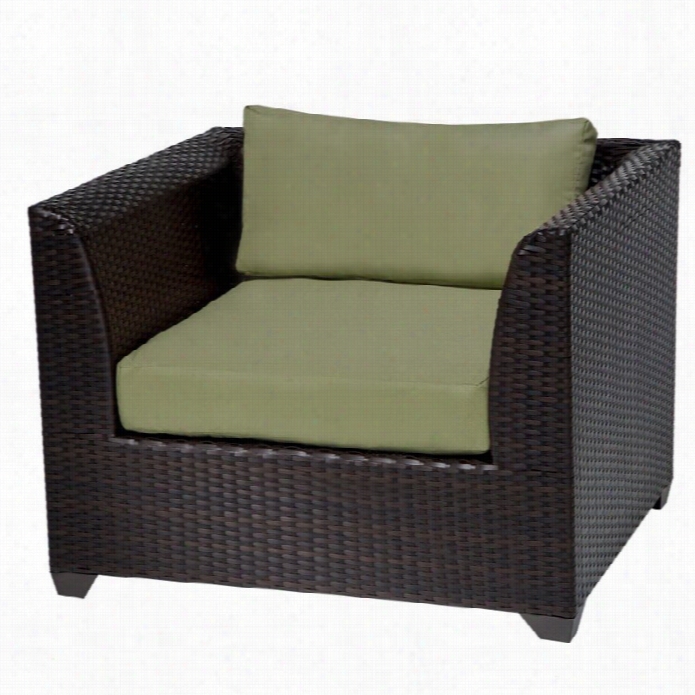 Tkc Barbados Outdoorw Icker Club Chair In Cilantro