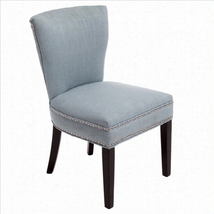 Trent Home Johnatahn Accent Dining Chair In Ocean Blue