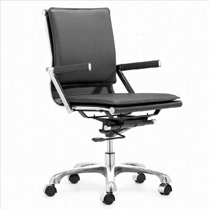 Zuo Lider Plus Office Ch Air In Black