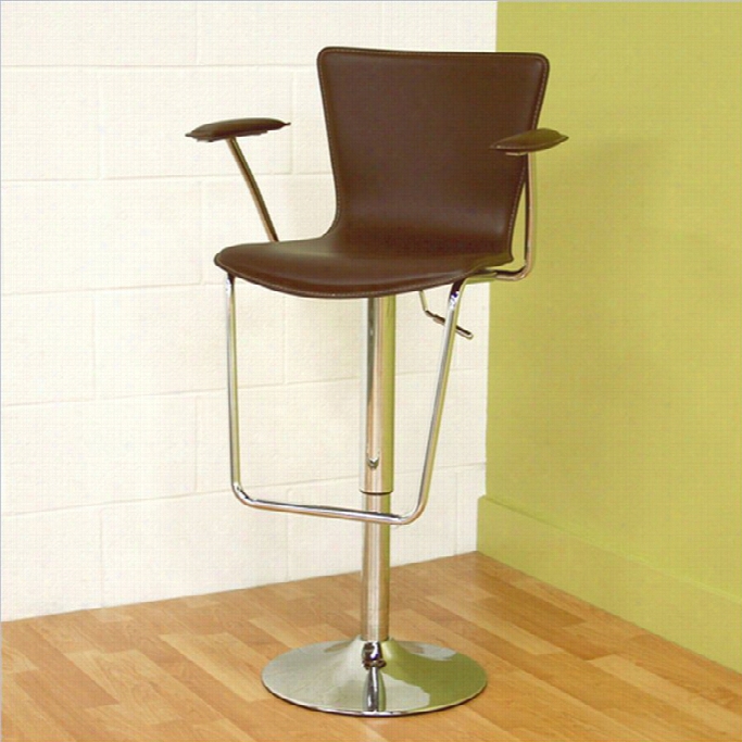 Baxton Studio Bar Stool In Brown